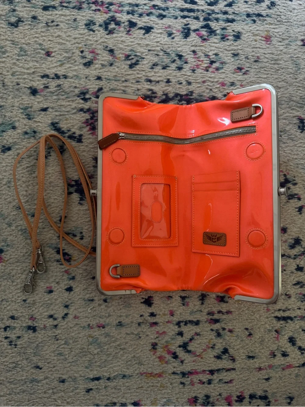 Consuela Cayenne Candy Crush Clamshell Clutch